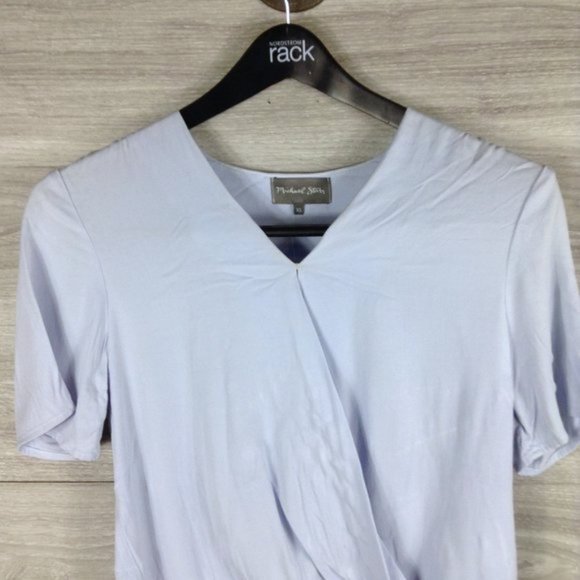 Michael Stars Skylight Surplice Neck Knit Top - Picture 3 of 8